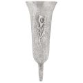 Vase funéraire vase gris à coller avec motif calla H32,5cm | Floristik24.fr