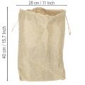 Sac en jute 28×10cm H40cm | Floristik24.fr