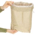 Sac en jute 28×10cm H40cm | Floristik24.fr