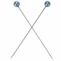 Épingles à tête perle turquoise Ø6mm 65mm 100 pièces | Floristik24.fr
