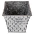 Coupe rectangulaire en zinc